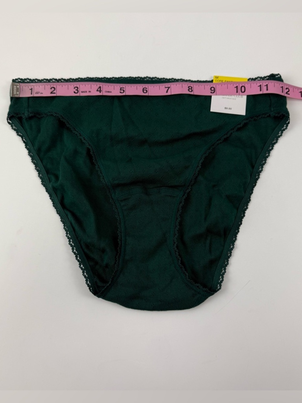 Charter Club Briefs Panties Underwear Womens Medium Green NWT Intimates - Picture 8 of 9
